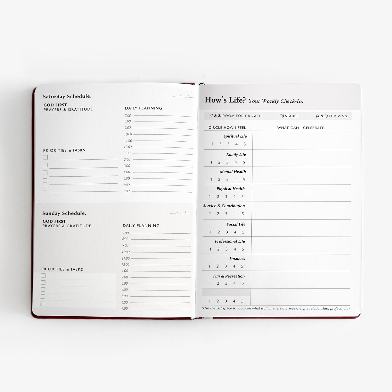 Life Planner | 6 Month Undated