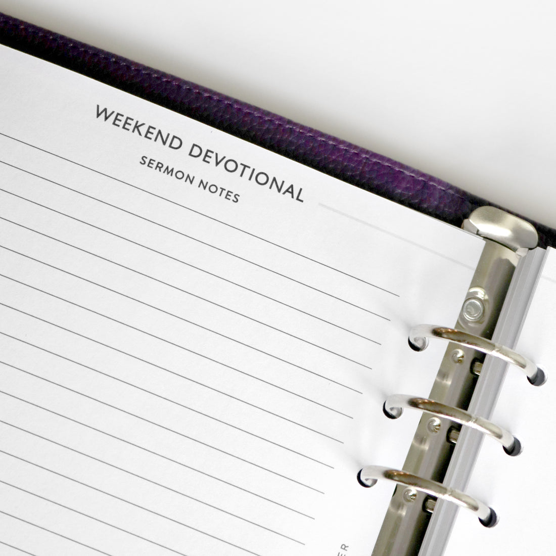 Lined Notes - A5 Ring Bound Insert