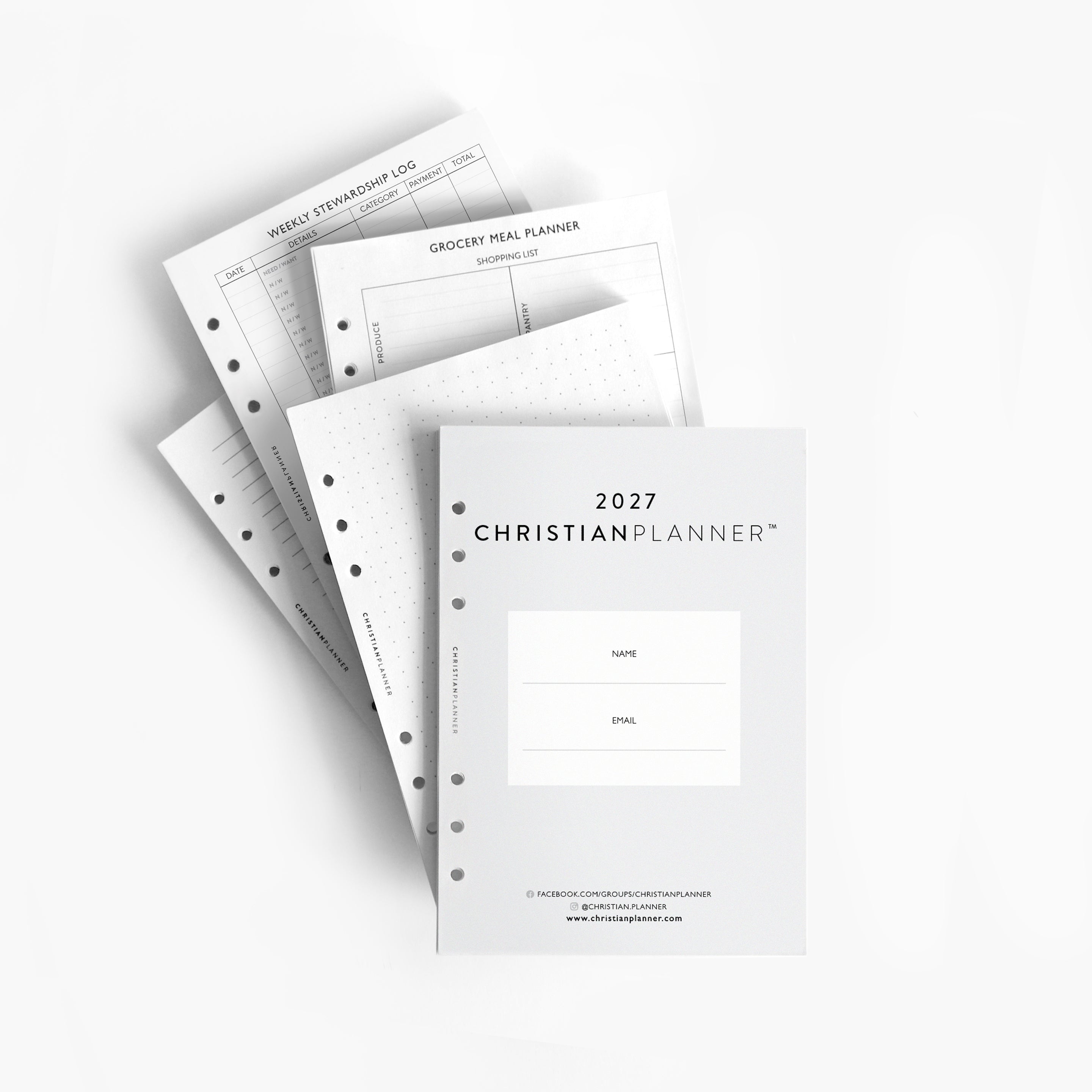 2027 CP Binder (A5) System - Monthly Tabs