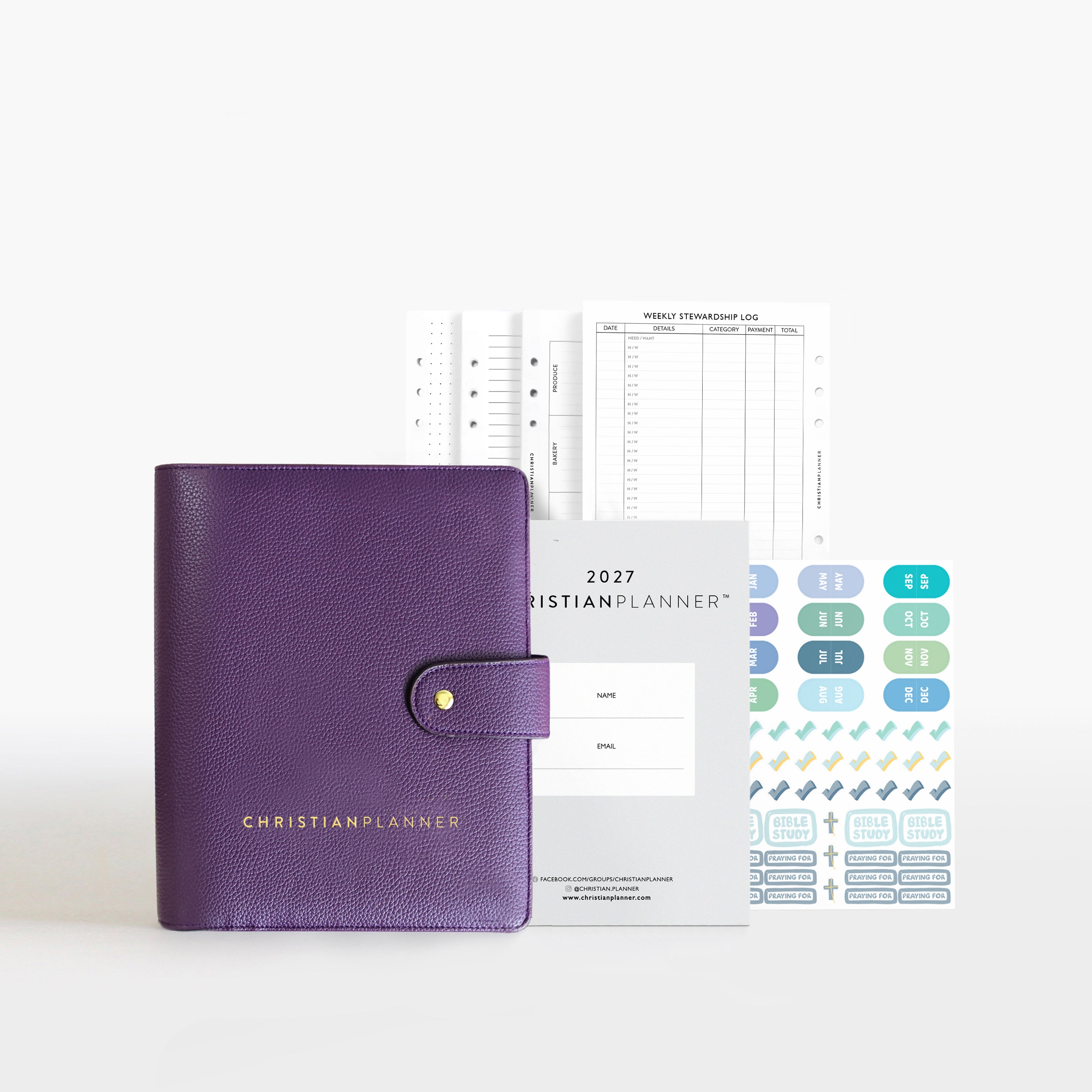 2027 CP Binder (A5) System - Monthly Tabs