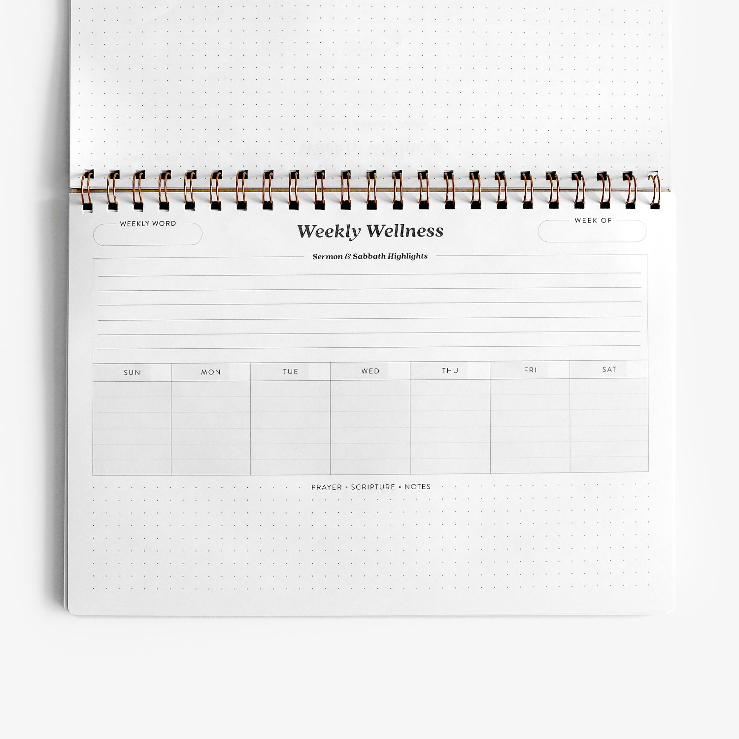 Weekly Wellness Dashboard