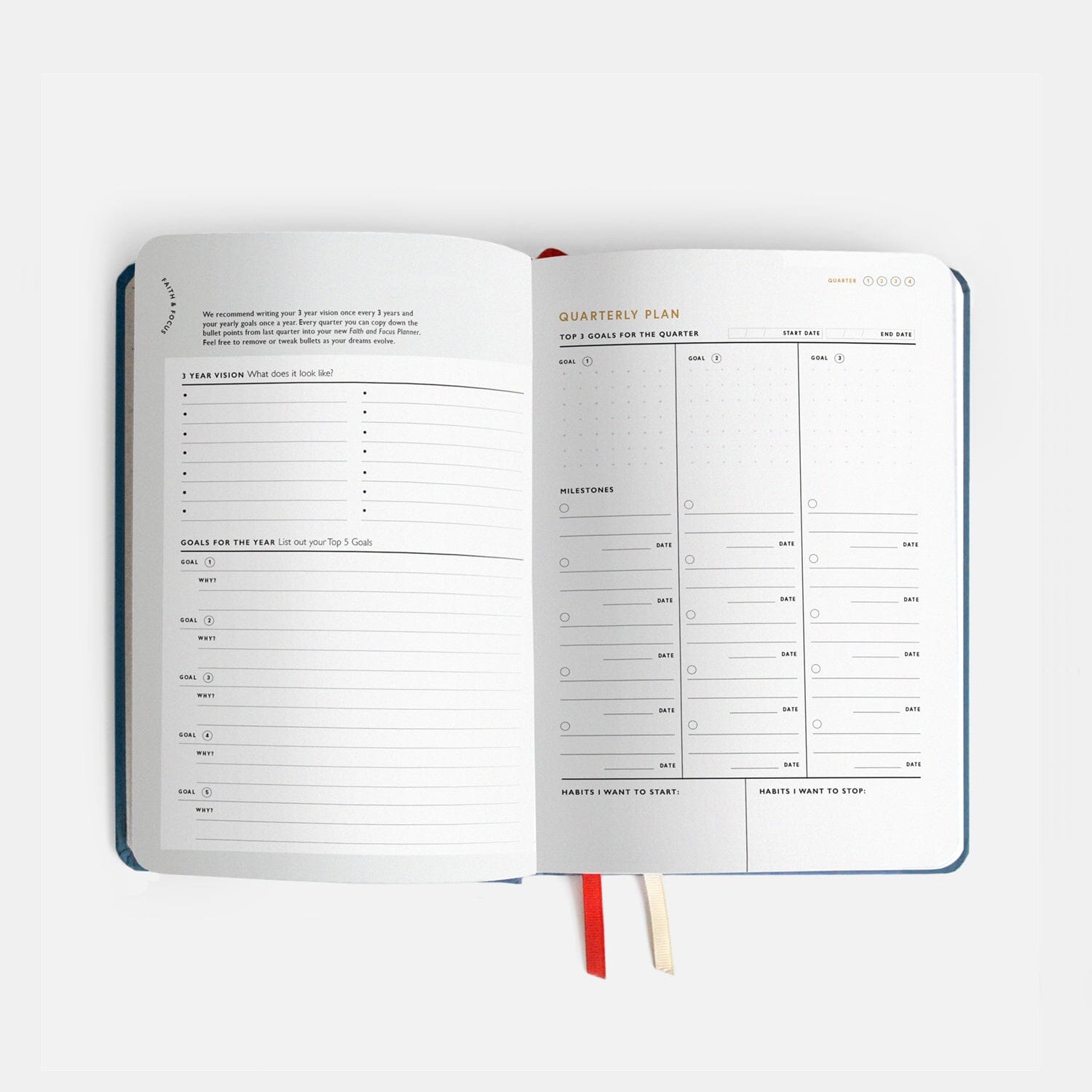 Faith & Focus 90 Day Planner