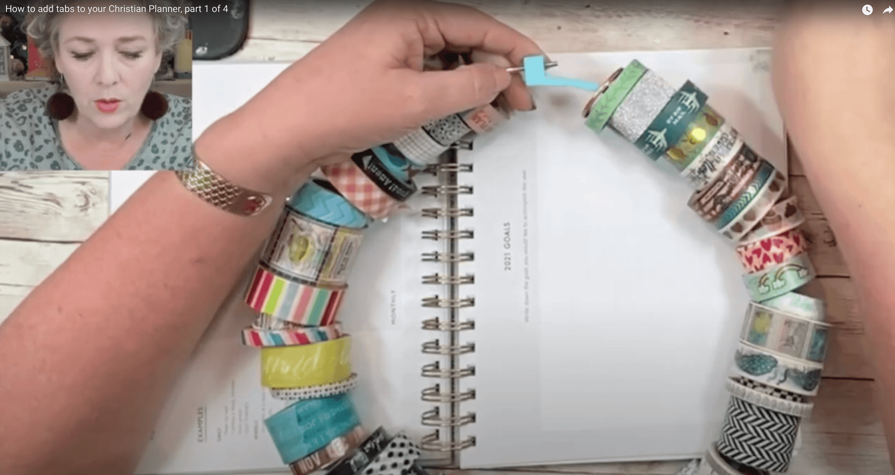 How to Create Tabs Using Washi Tape for Your Christian Planner - Part 1