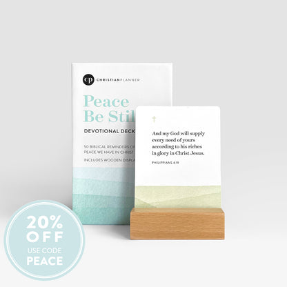 &quot;Peace Be Still&quot; Devotional Deck