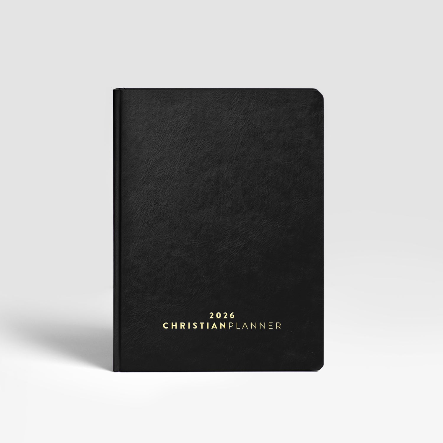 Leather Executive Black|Monogram Text