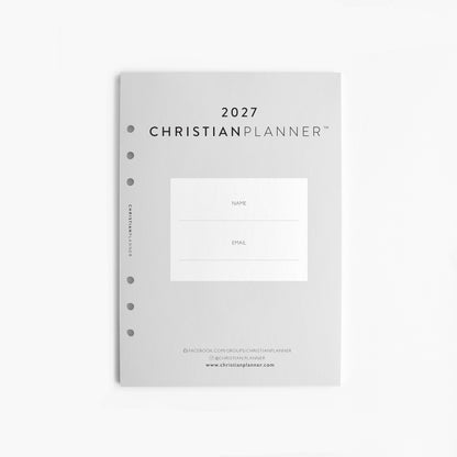2027 Christian Planner  -  A5 Ring Bound Insert