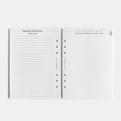 2027 Christian Planner  -  A5 Ring Bound Insert