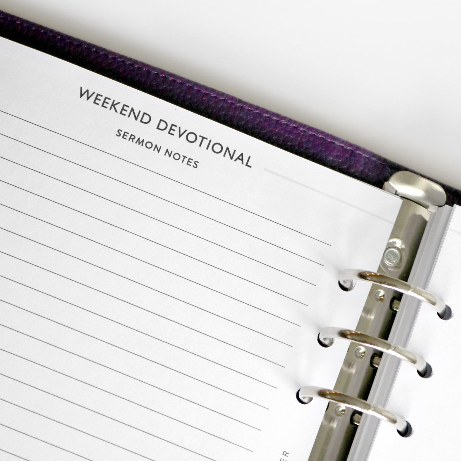 Lined Notes  -  A5 Ring Bound Insert