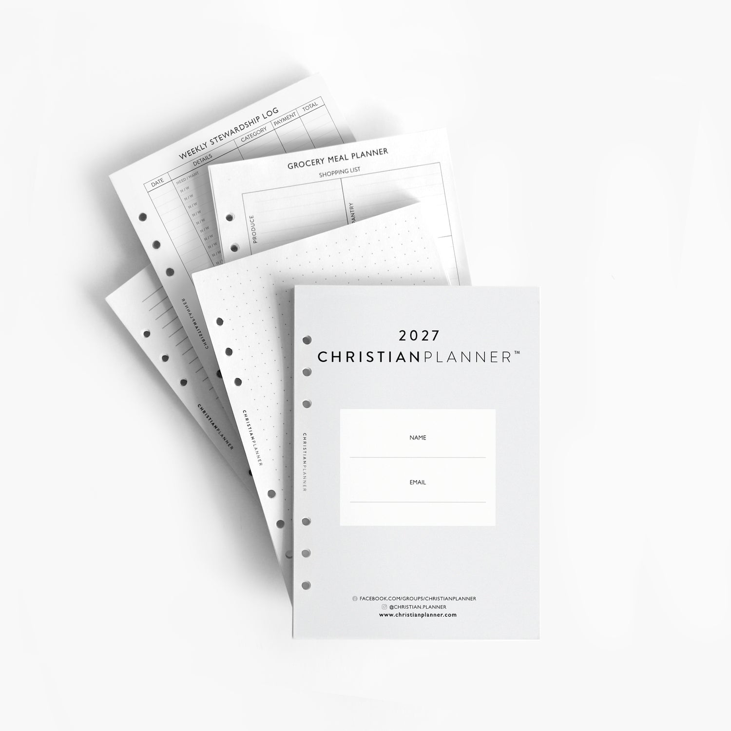 2027 CP Binder (A5) System - Monthly Tabs