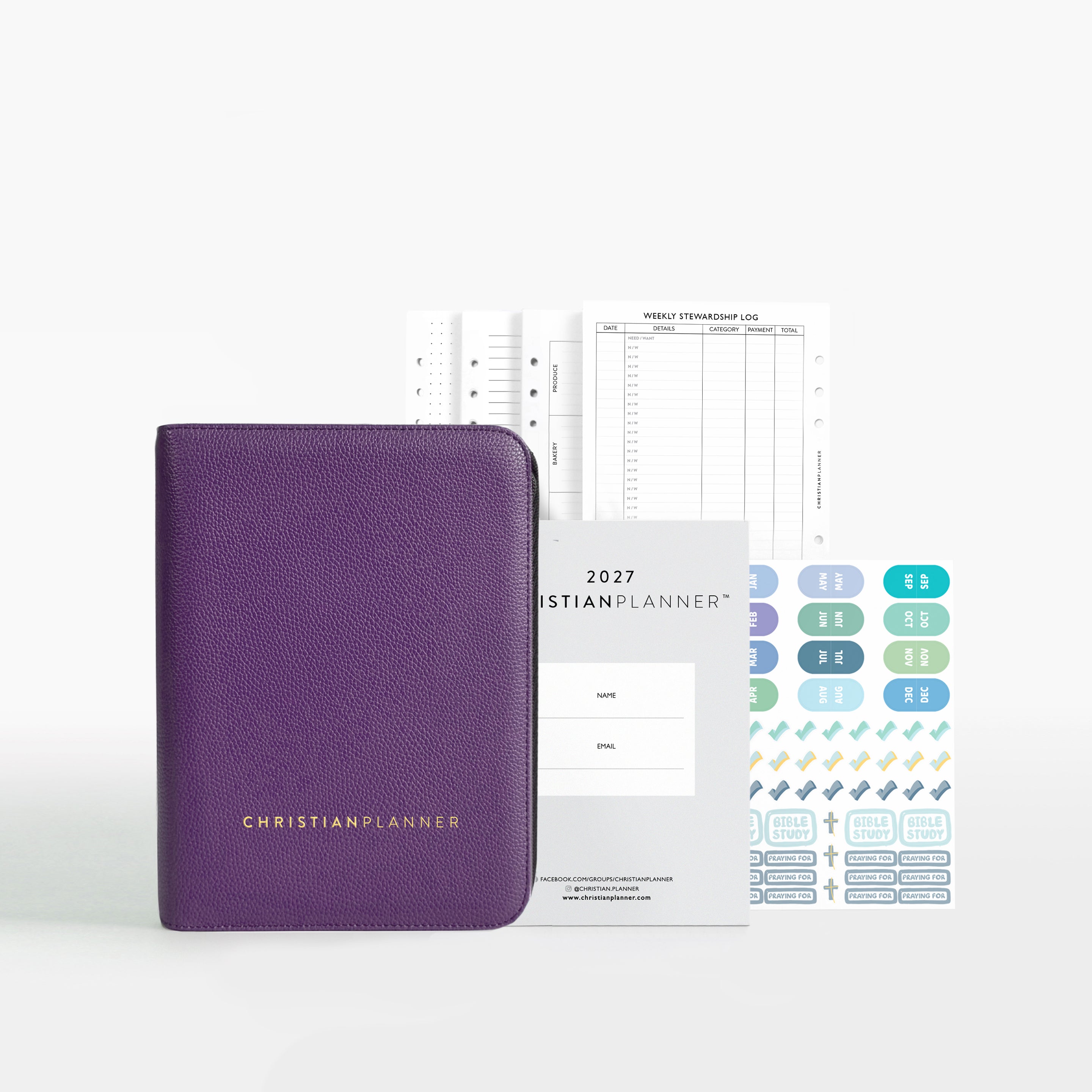 2027 CP Binder (A5) System - Monthly Tabs