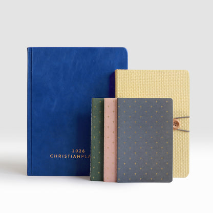 Hardcover / Cobalt Blue / Oat