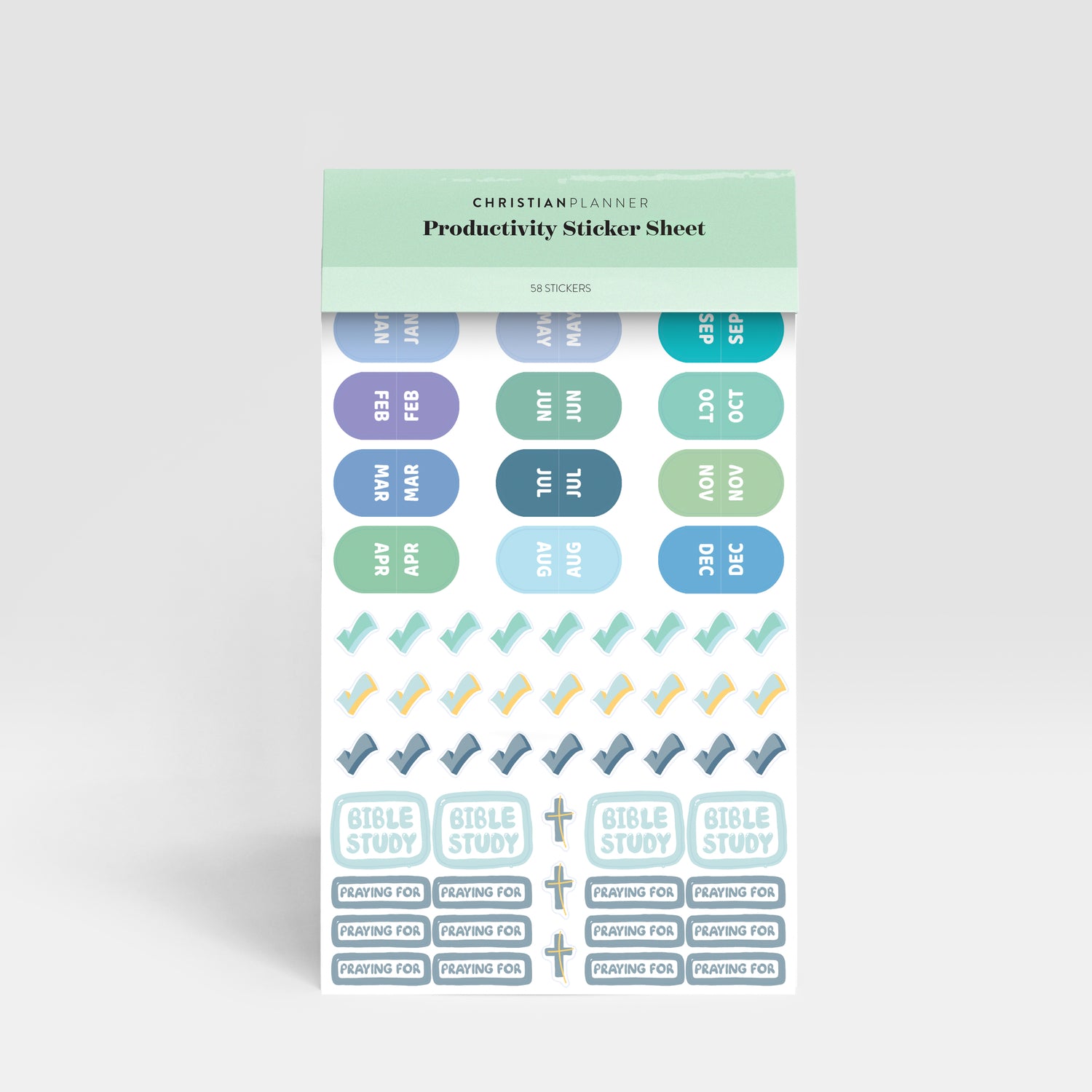 Planner Stickers w/ Monthly Tabs