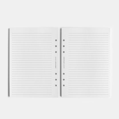Lined Notes  -  A5 Ring Bound Insert