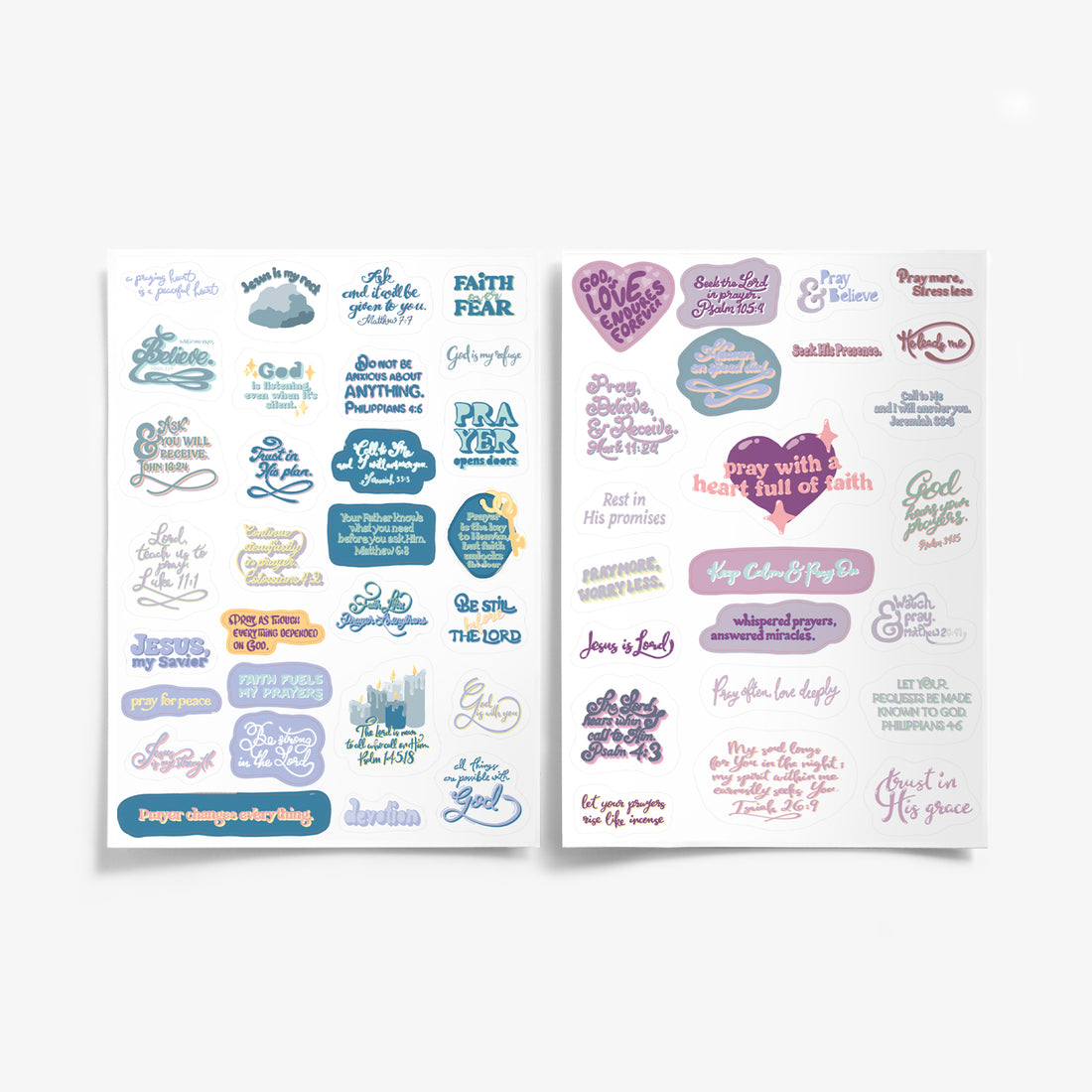 Prayer &amp; Devotion Sticker Pack