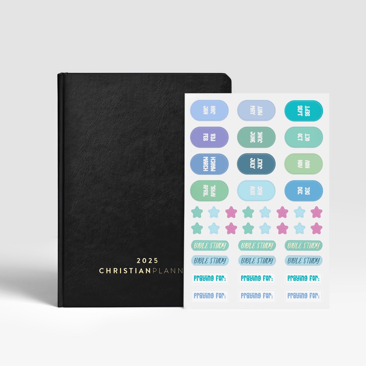2025 Christian Planner + Tab Stickers Pre-Order Bundle