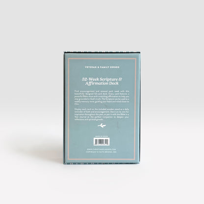 Weekly Word 52 Week Affirmation Deck